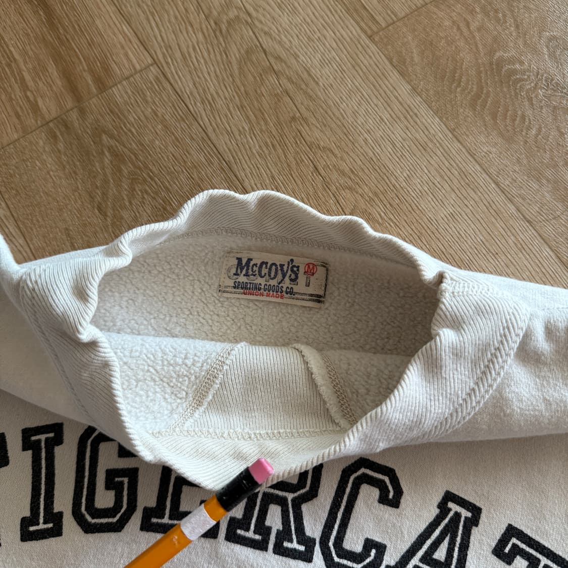 (레어) 👕 리얼맥코이 타이거캣 루프휠 스웻셔츠 상품이미지3