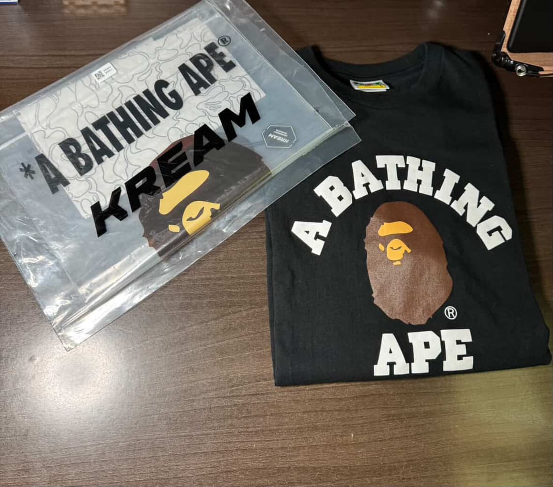 베이프 컬리지 롱슬리브 L 상품이미지1