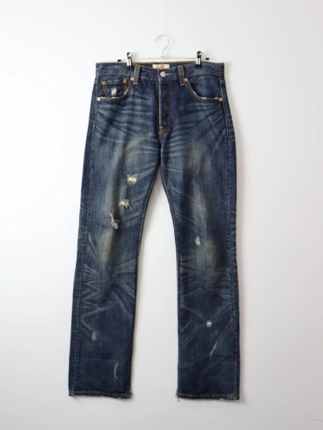 Levi’s 501 Washed Distressed Denim 상품이미지4
