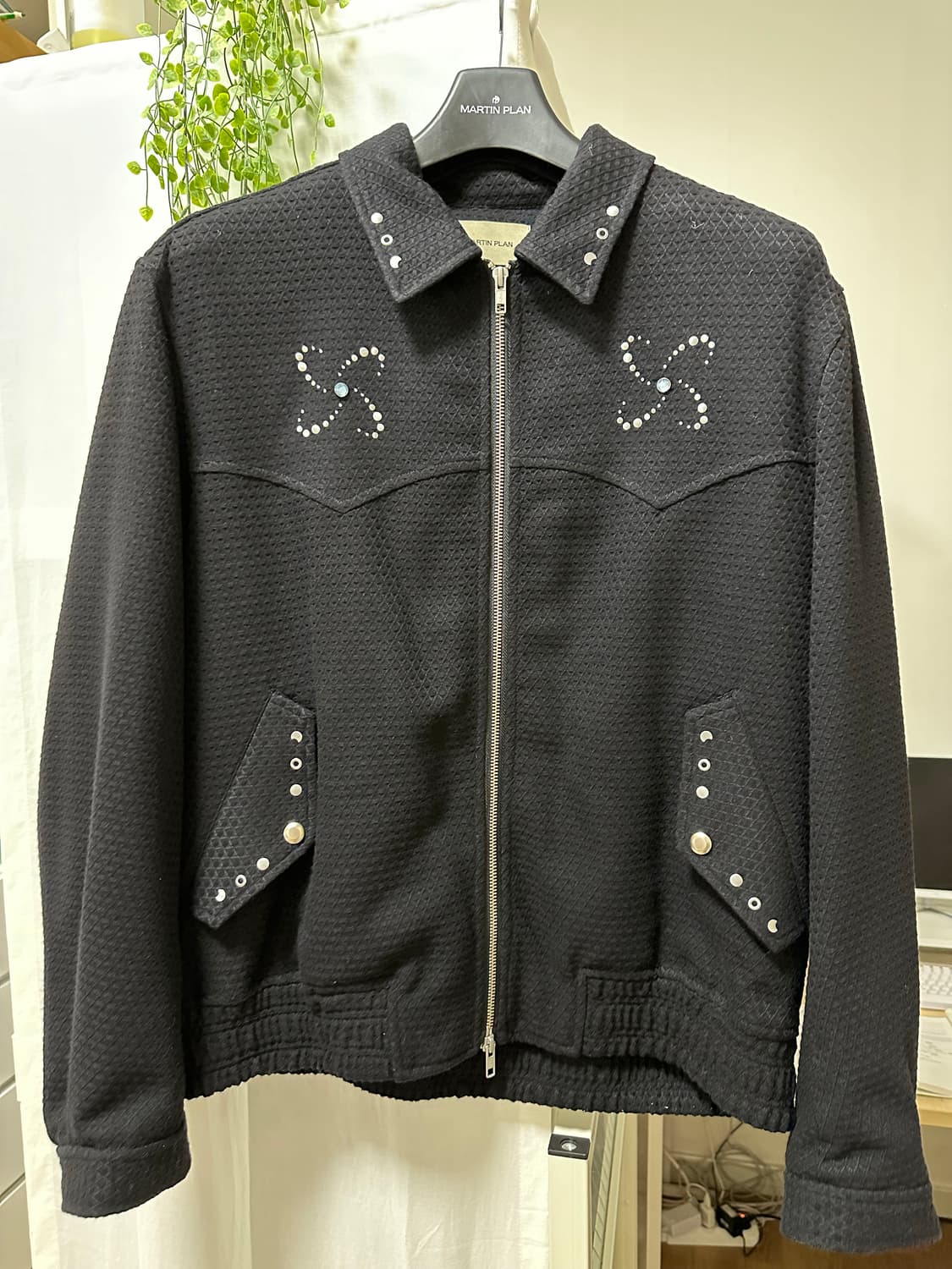 마틴플랜 Ventil Stud Jacket 블랙 상품이미지1