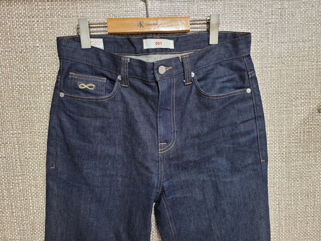 33인치 플랙진 스티즈 진청 청바지 상품이미지2