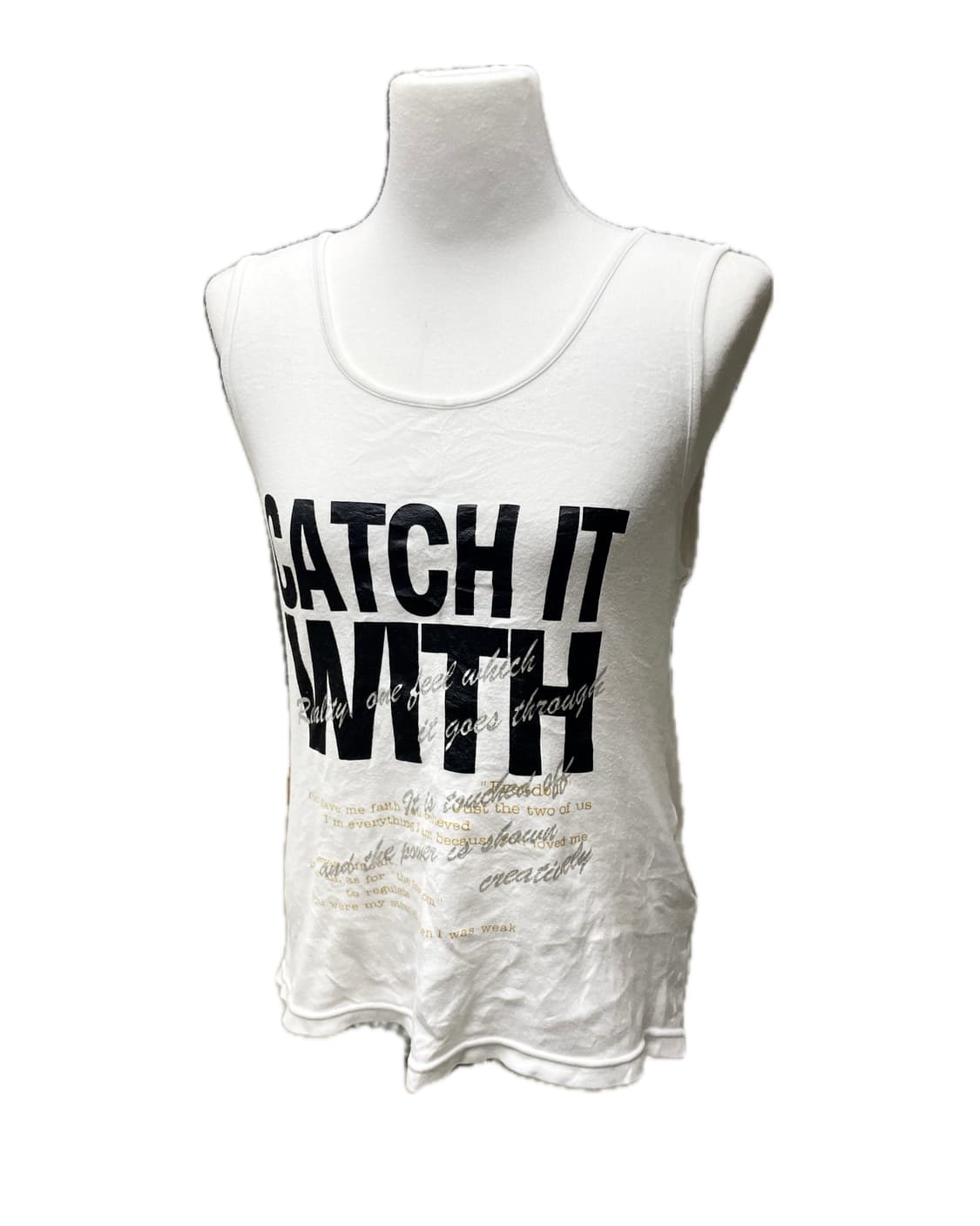 Y2k printing sleeveless 상품이미지3