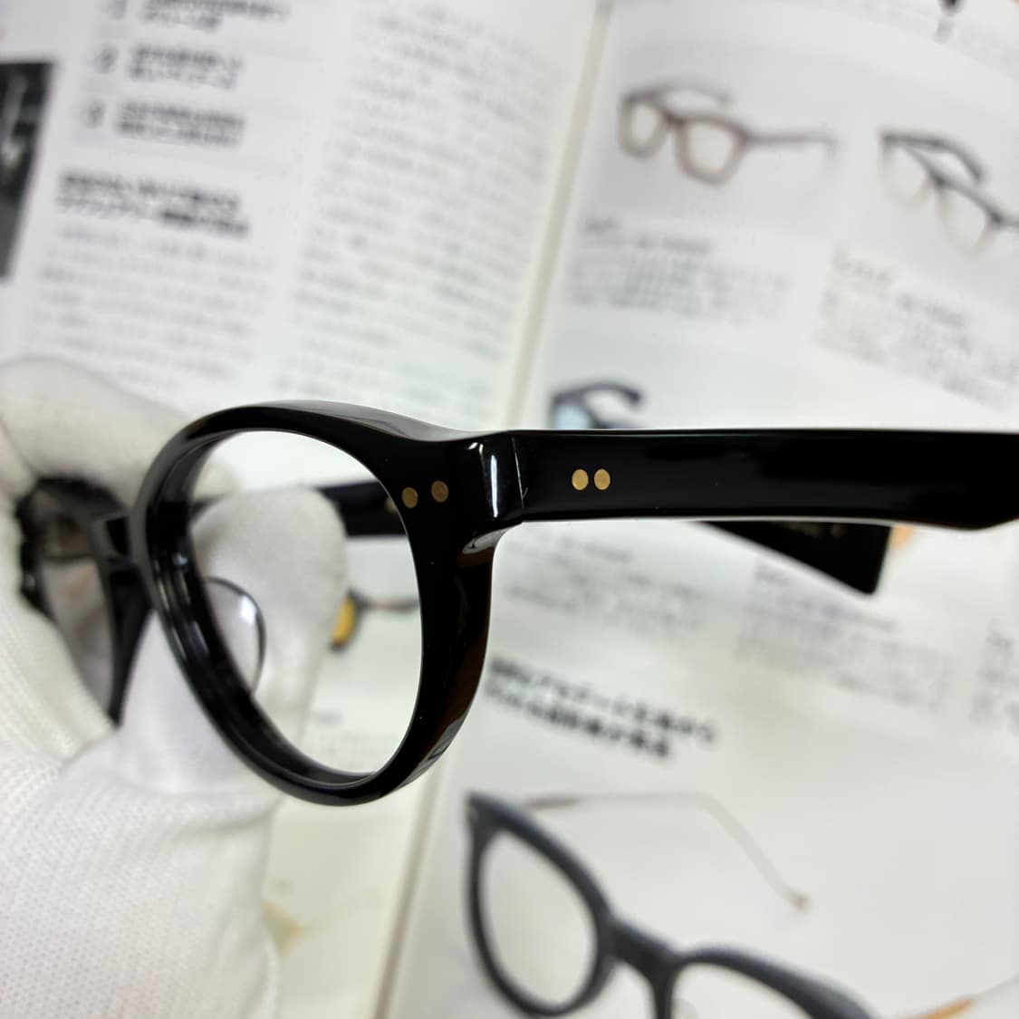 角矢甚治郎作 카도야 진지로 사쿠 일본 장인 셀룰로이드 뿔테 안경 상품이미지3
