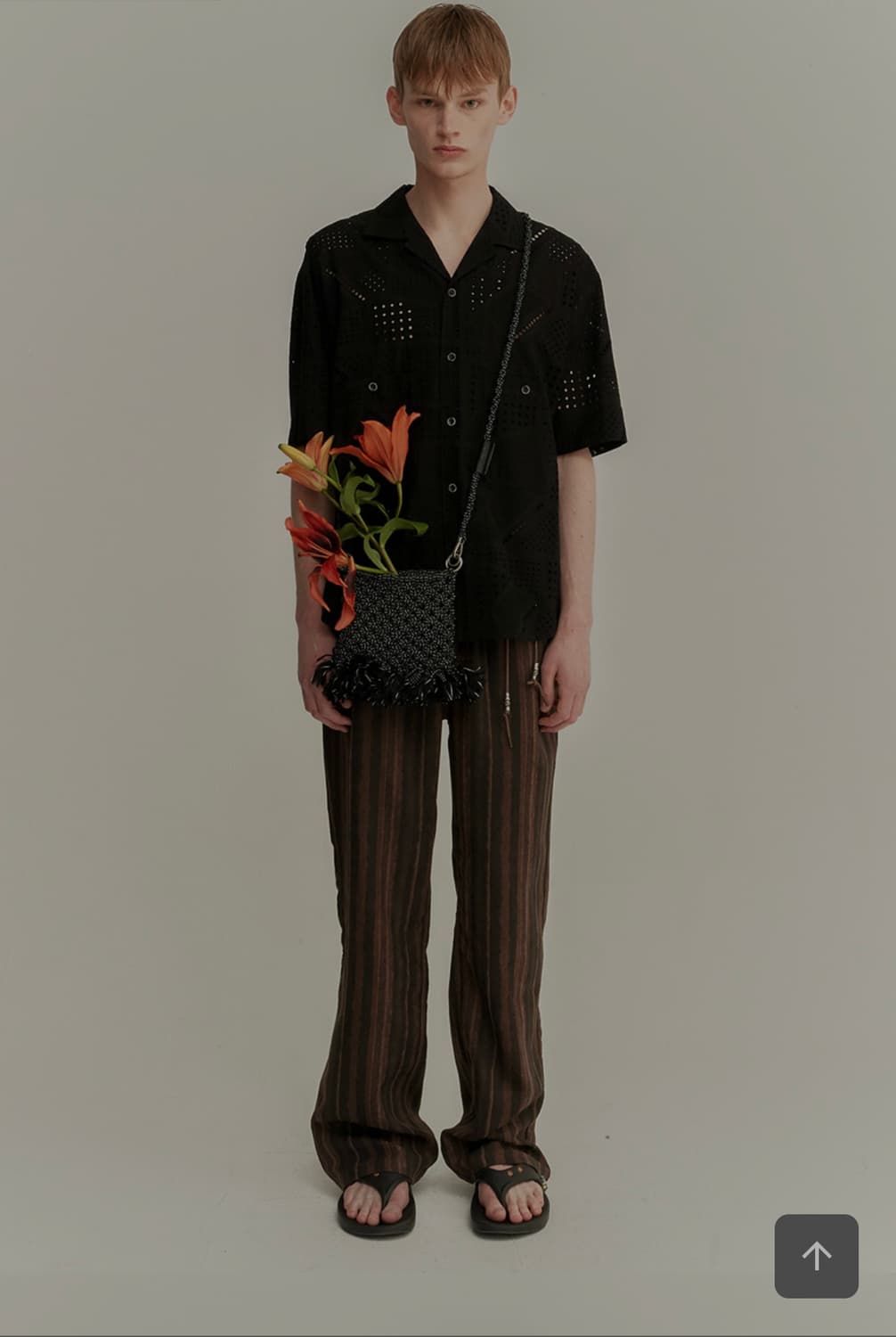 L) 앤더슨벨 오픈카라 셔츠 상품이미지1