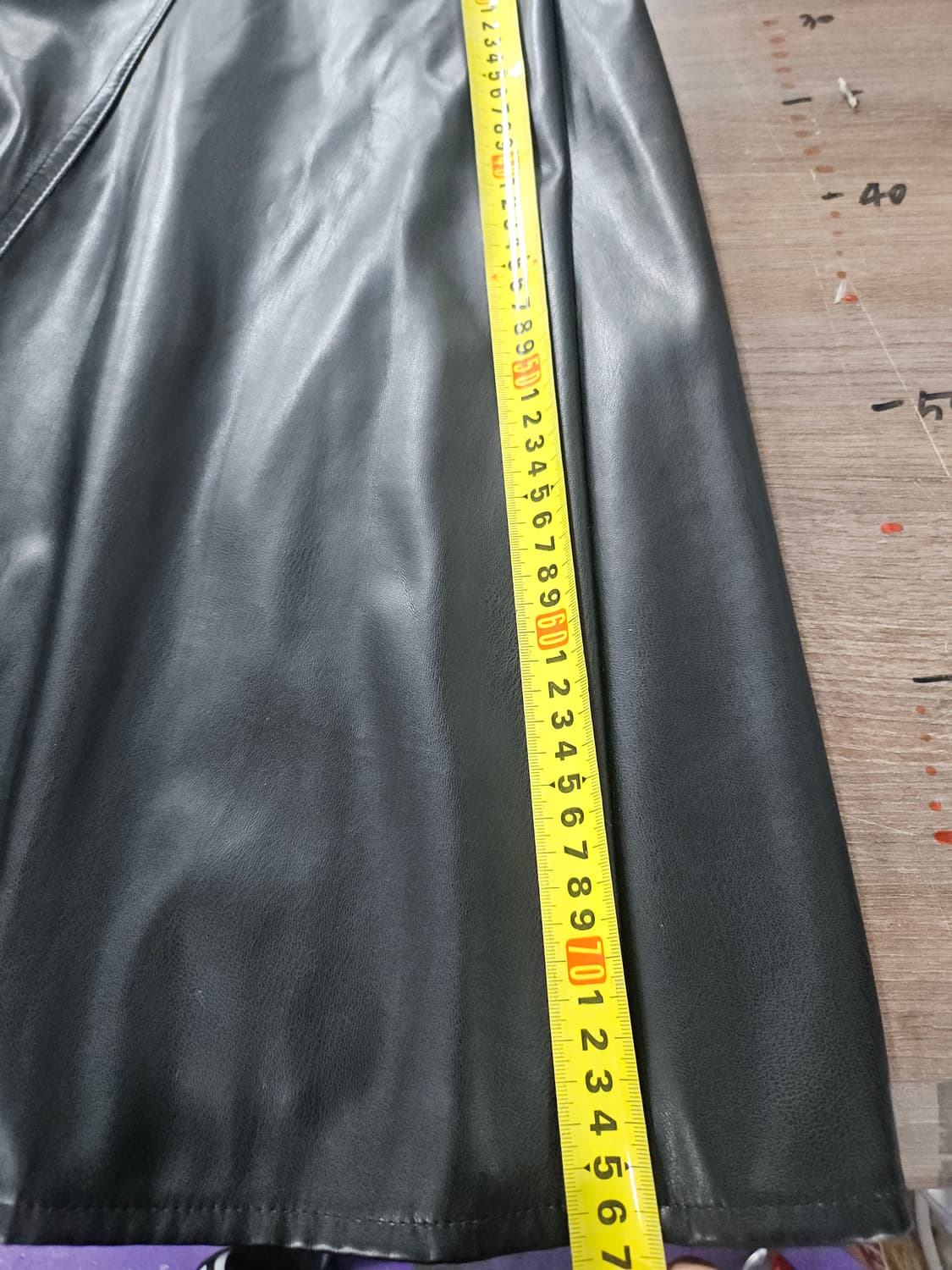 레더 롱 스커트  M -  L 상품이미지6