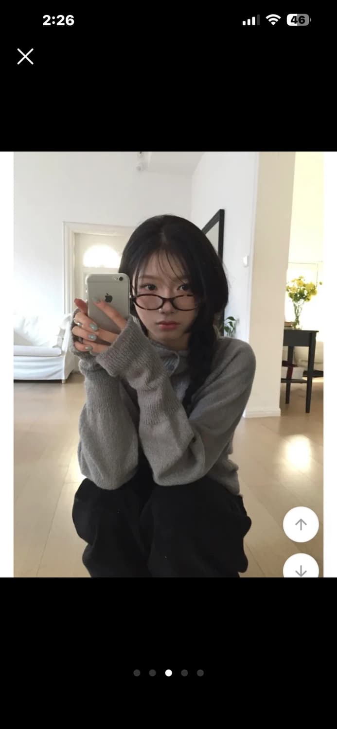 모디무드 모헤어 니트 상품이미지3