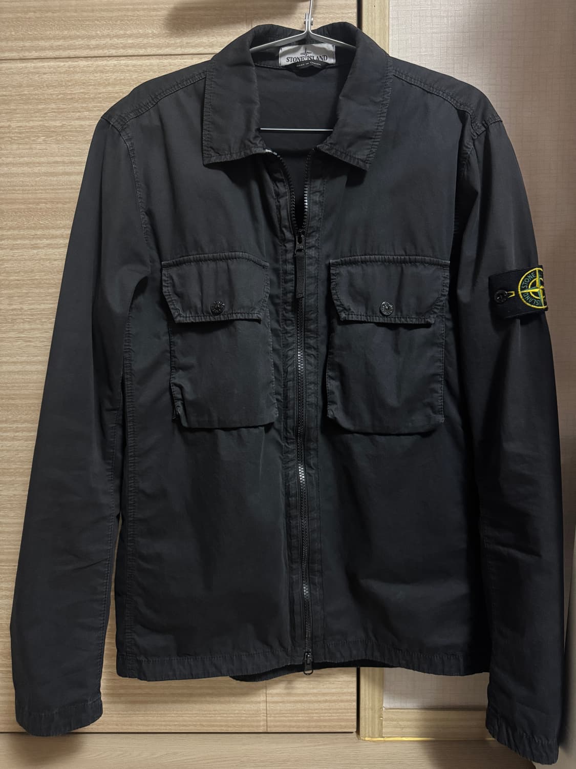 {M}정품 스톤아일랜드 22FW 오버셔츠 블랙 상품이미지1