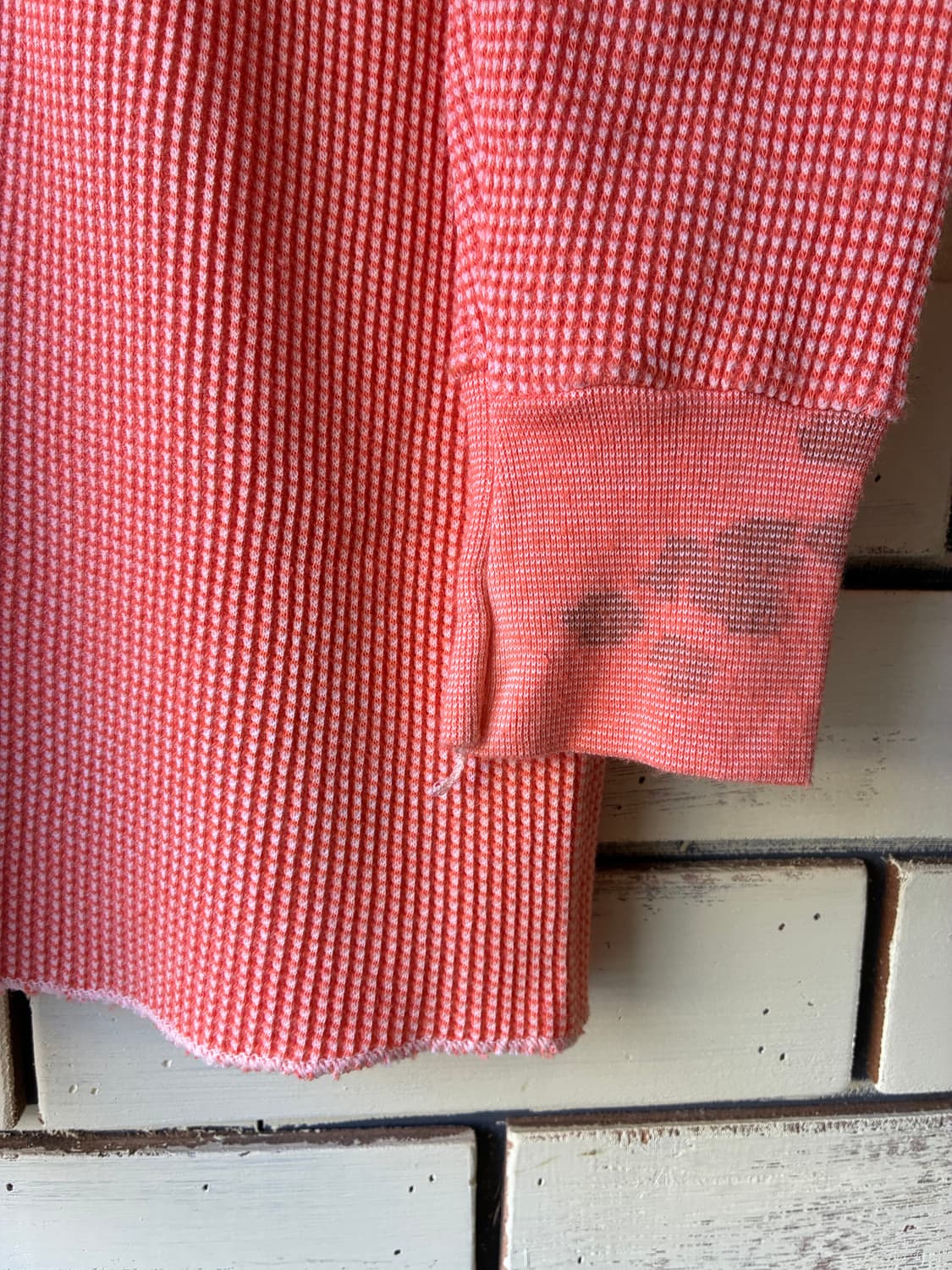 80’s Vintage Waffle Thermal Tee 상품이미지5