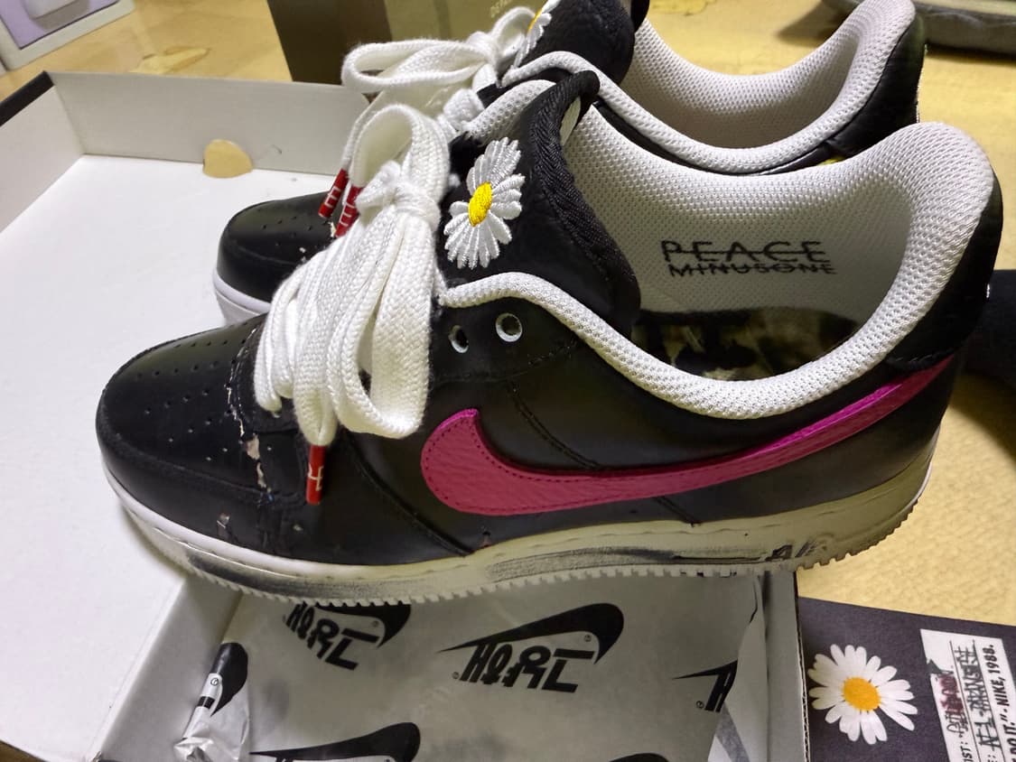 안냐세요 나이키 에어포스1 피마원 파라노이즈 3.0 블랙 265판매합니다 상품이미지7