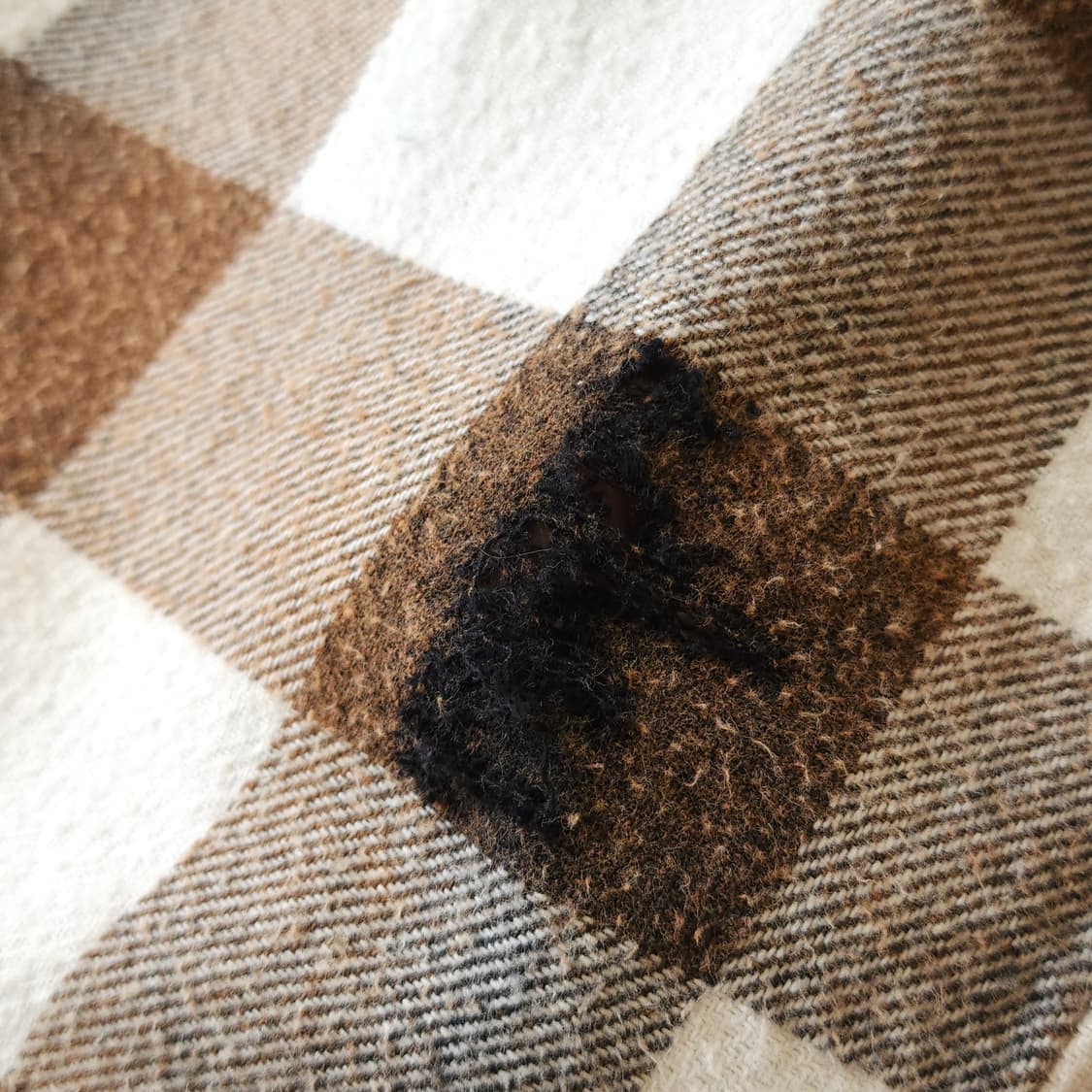 90s 아메리칸 빈티지 체크셔츠 헤비 플란넬 워크셔츠 윈도우 체크 xl 상품이미지10