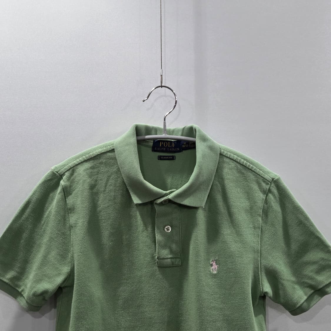 폴로랄프로렌 키즈 피케 카라 반팔티 M/10/12 상품이미지2