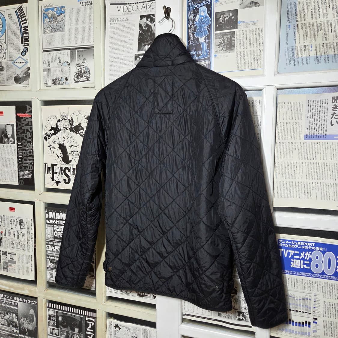 일본 빈티지 뽀글이 안감 투웨이 누빔 점퍼 상품이미지6