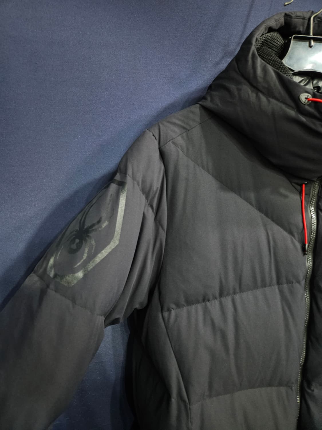 스파이더 블랙컬러 남성 105 덕다운 롱패딩  상품이미지5