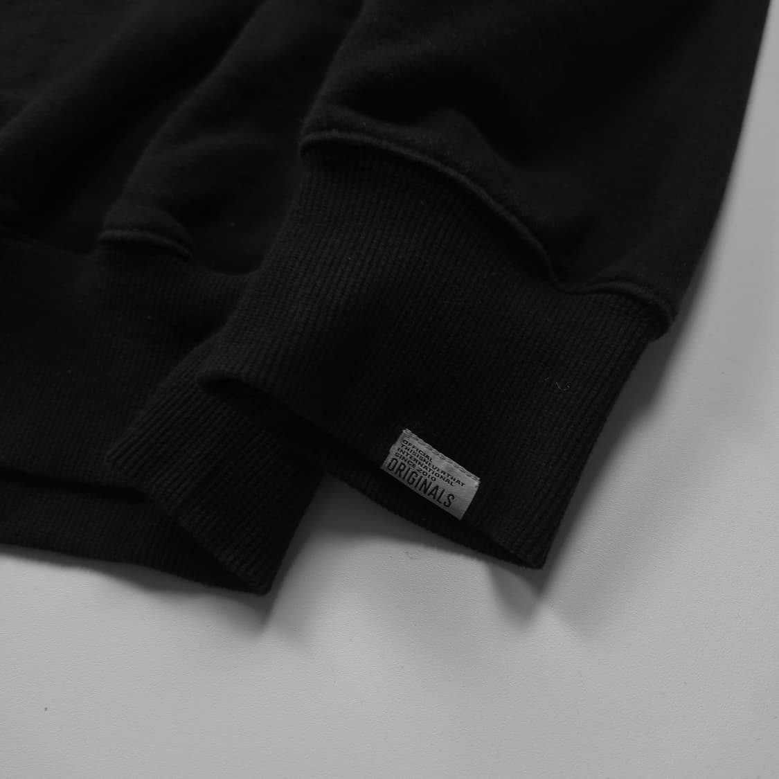 디스이즈네버댓 아치로고 박시핏 블랙 헤비 스웻 셔츠 (XL) 상품이미지3