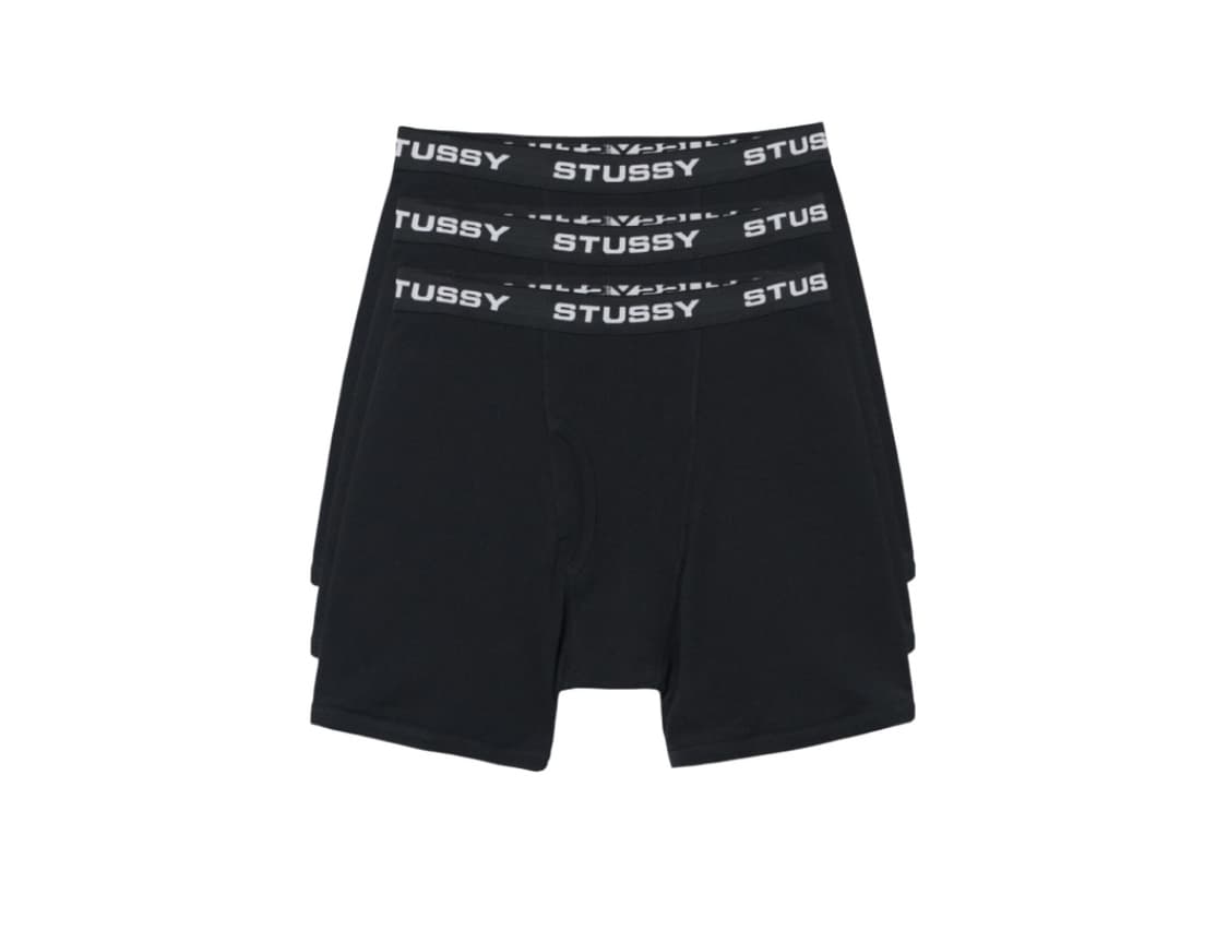 (새상품) 스투시 박서 브리프 블랙 S 상품이미지1