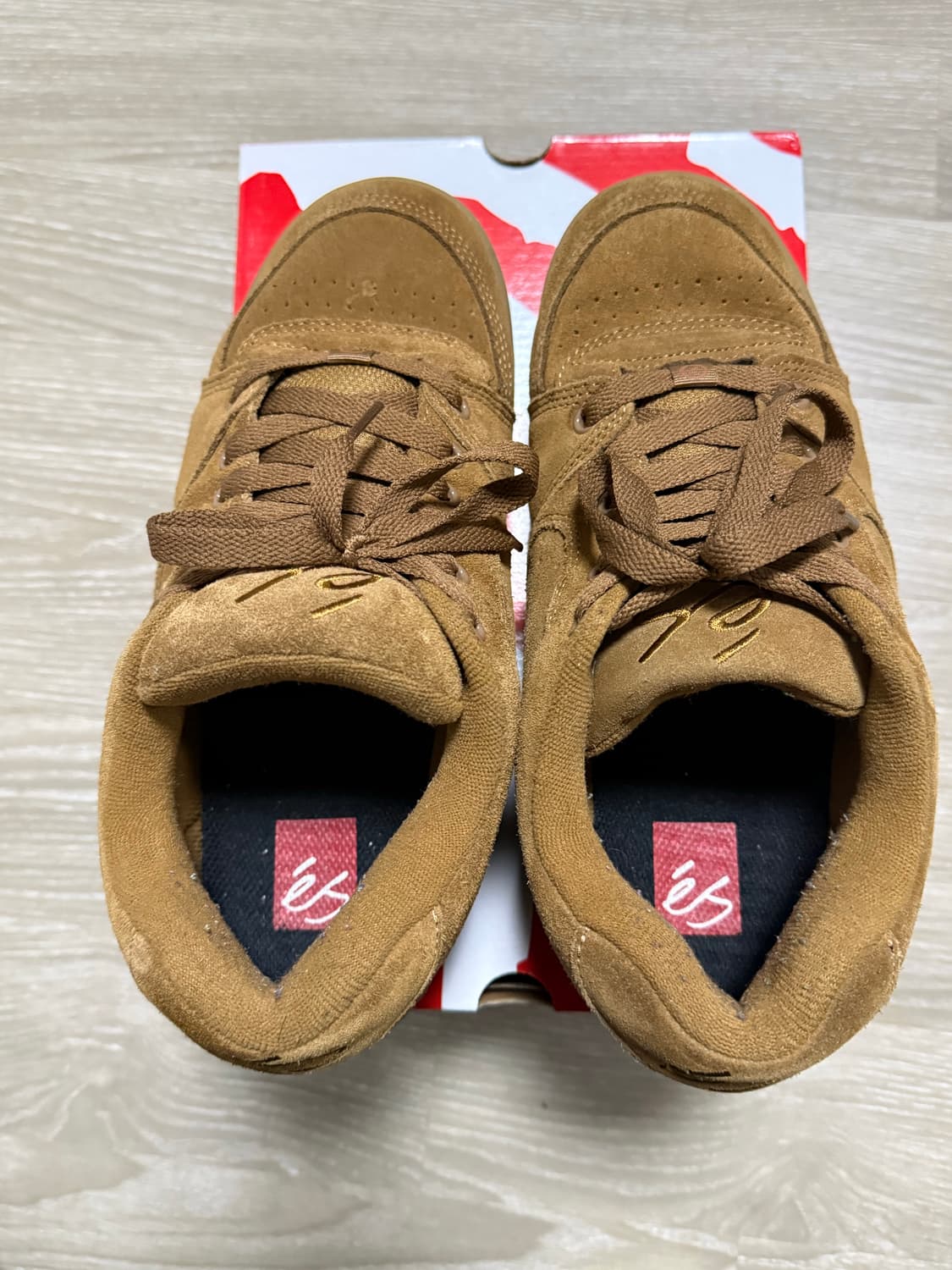 es 악셀 보드화 270 브라운 검 상품이미지5