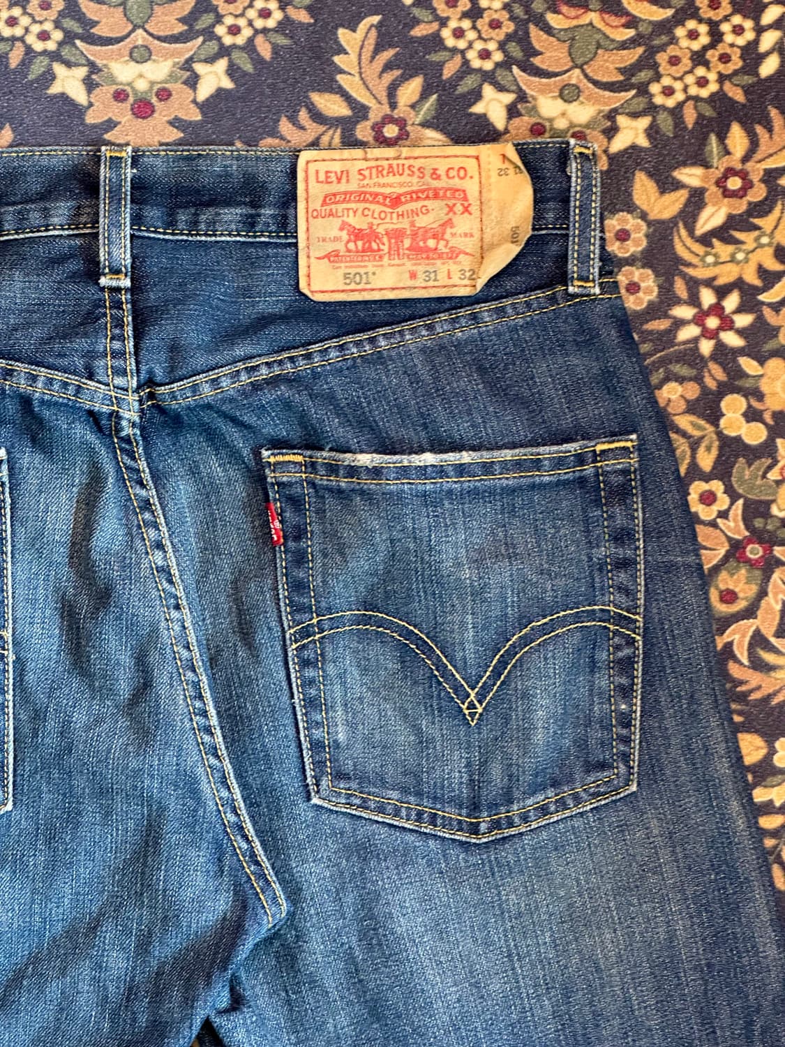 00s 멕시코 리바이스 501 데님팬츠 상품이미지7