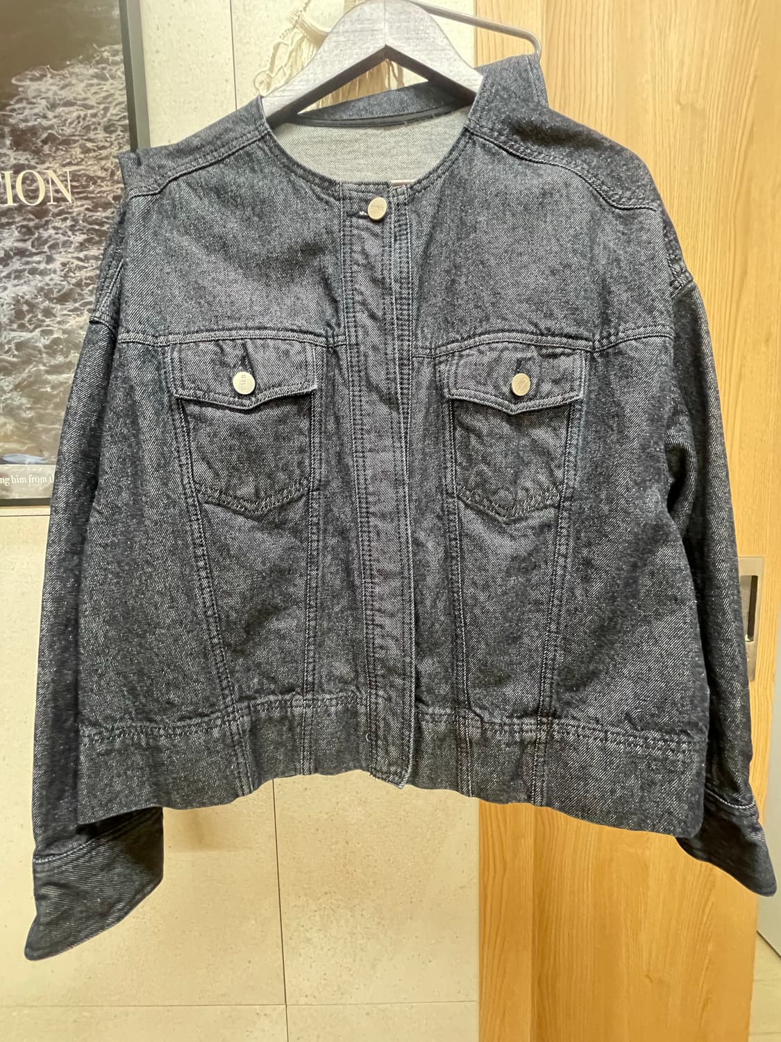 트리밍버드 원버튼 데님 셋업 상품이미지2