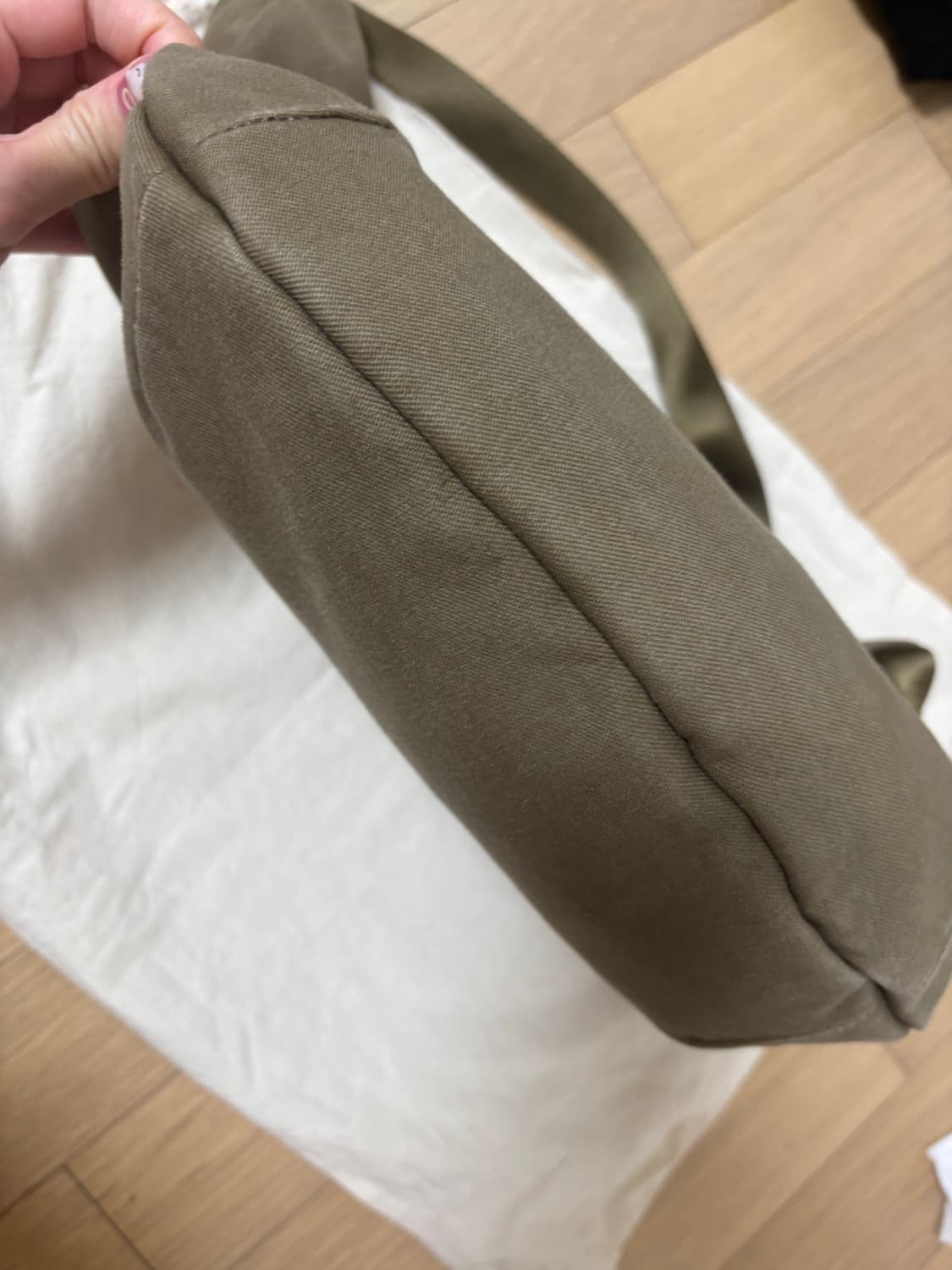 미닛뮤트 클로웨이스트 워싱카키 라지 상품이미지4