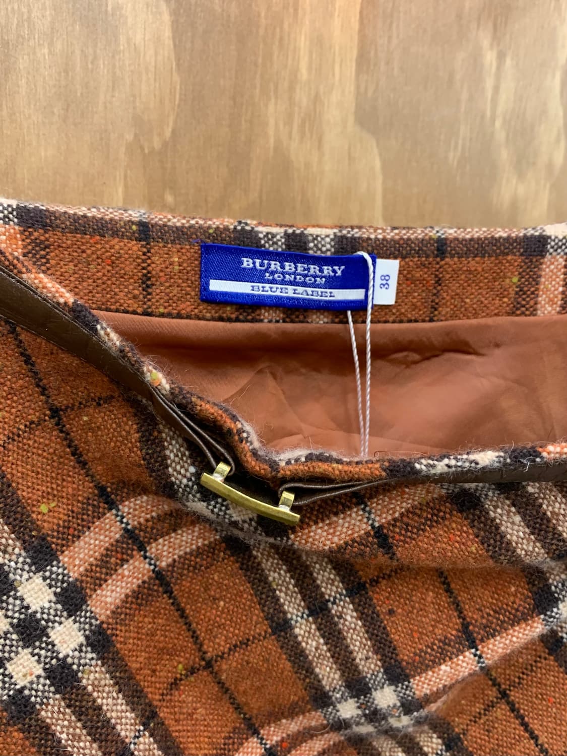 Burberry 버버리 블루라벨 체크 울 스커트 상품이미지3