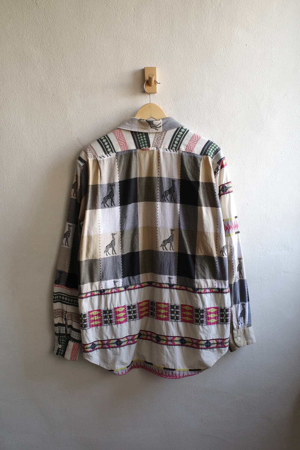 엔지니어드 가먼츠 패턴 블록 셔츠 상품이미지6