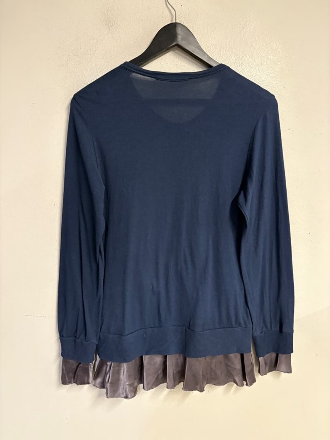 sacai luck Layered Silk-Trim Cardigan  상품이미지4