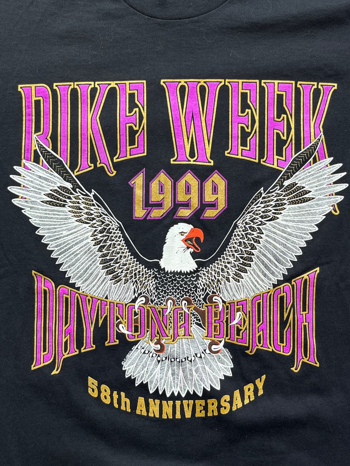 1999 데이토나 Bike Week 58주년 기념 티셔츠 상품이미지3