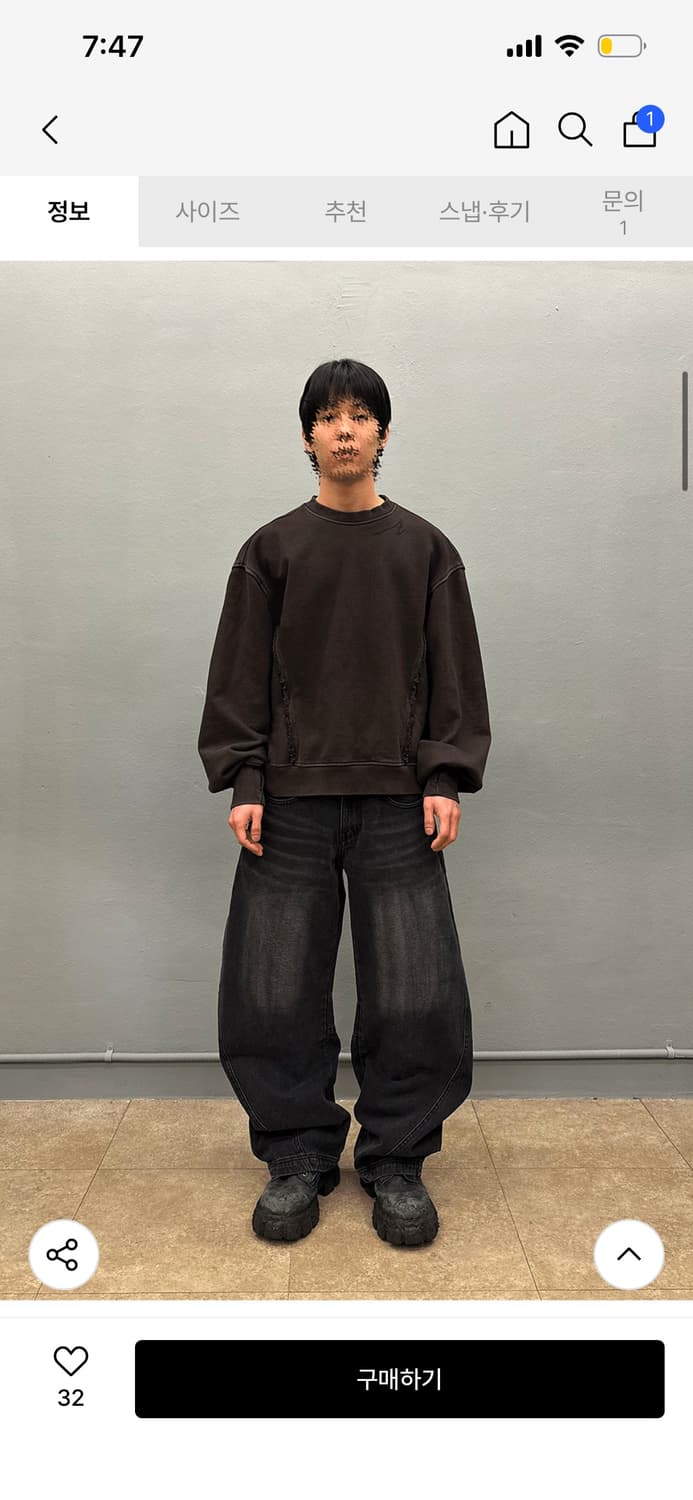 비엘알 커브드팬츠 L사이즈 상품이미지2