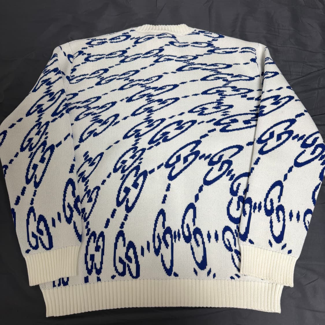 [새상품급.정품] 구찌 웨이비 GG 코튼 스웨터 니트 L 상품이미지2