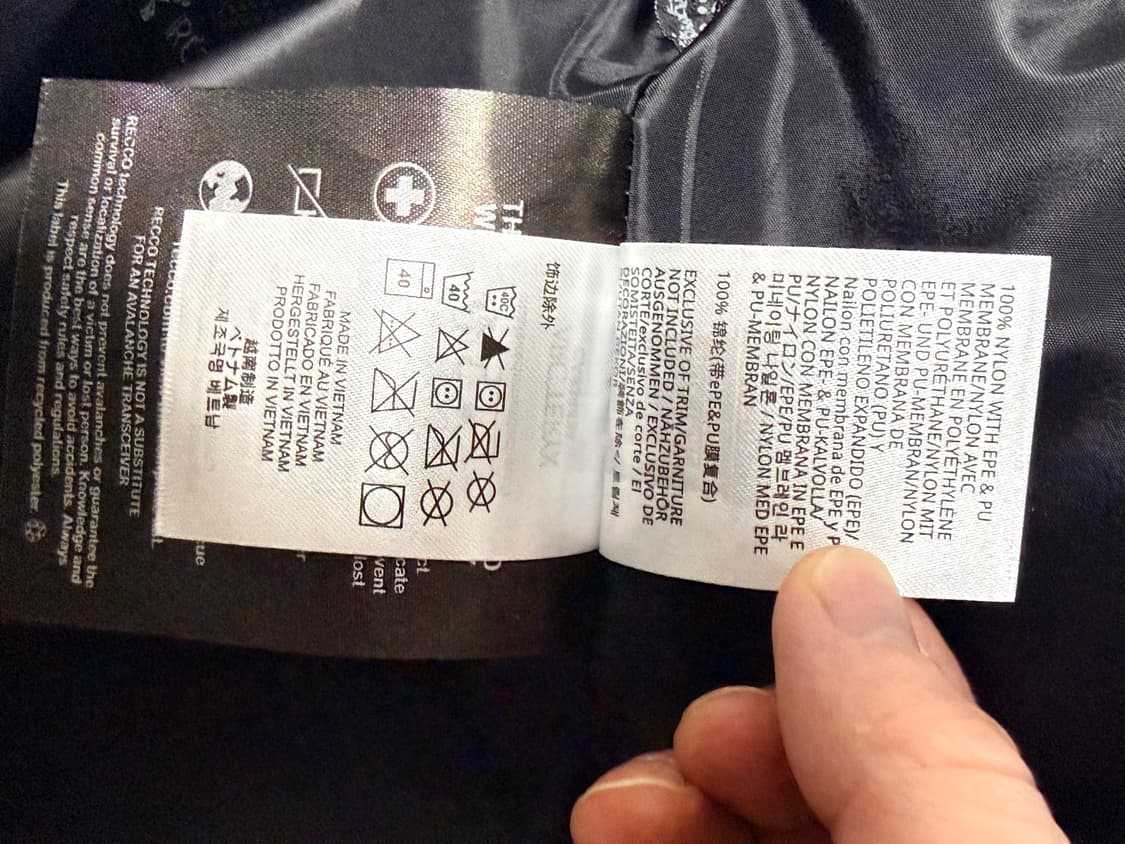 아크테릭스 바람막이 블랙 M 상품이미지5