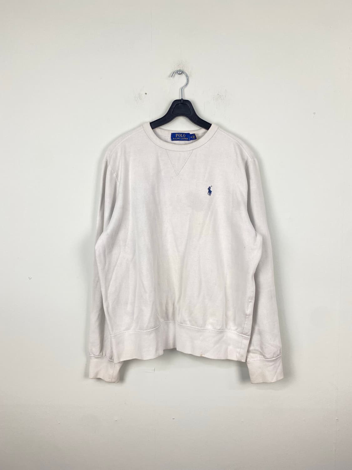 폴로 랄프로렌 화이트 맨투맨 스웻셔츠 M <483> 상품이미지1