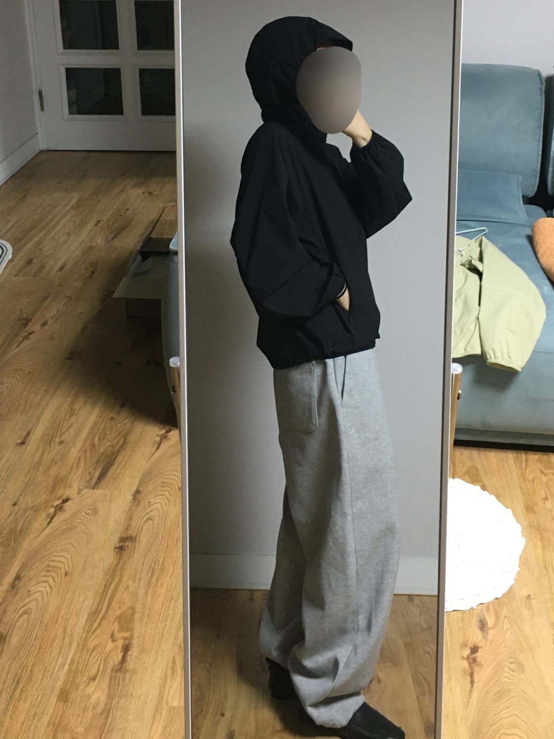마카오 유니클로 바람막이 블랙 s 상품이미지6