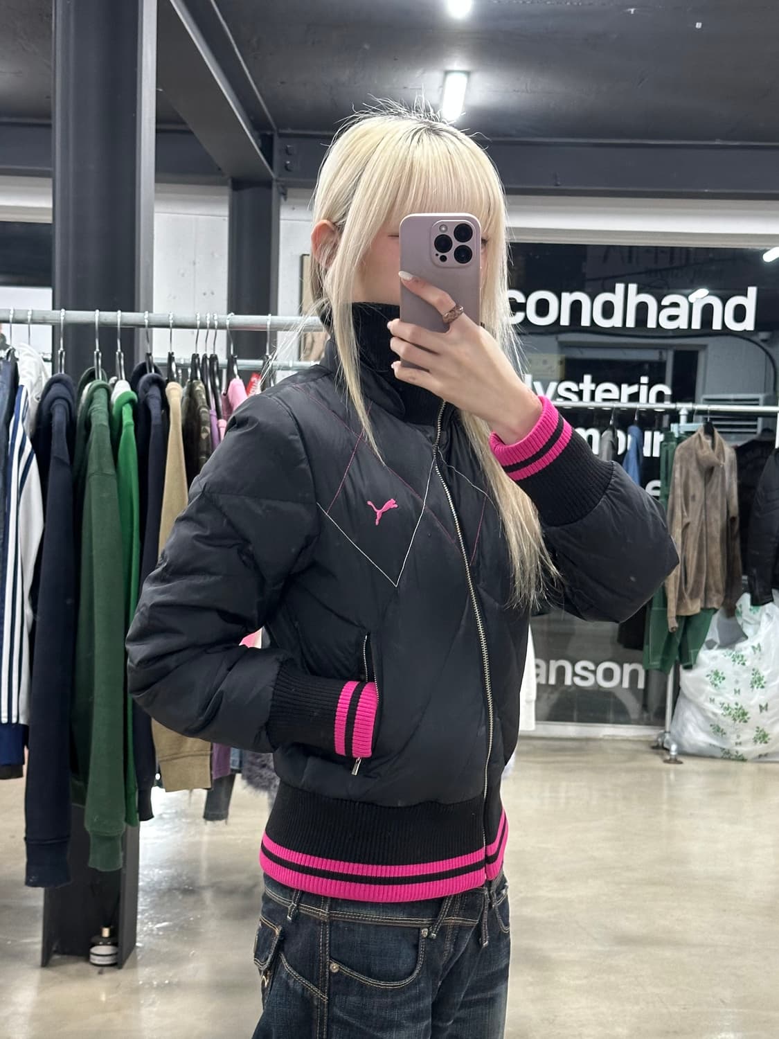 퓨마 숏패딩 자켓 상품이미지2