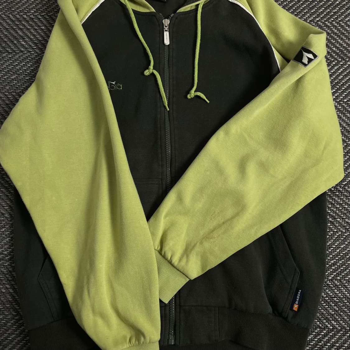 00s 디아도라 올드스쿨 박시핏 후드 집업y 3005 상품이미지5