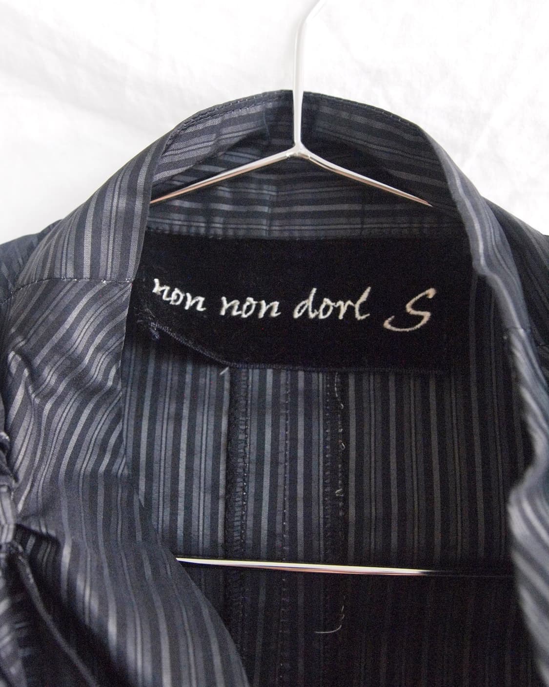 JPN VTG 스트라이프 플라워 블라우스 자켓 상품이미지7