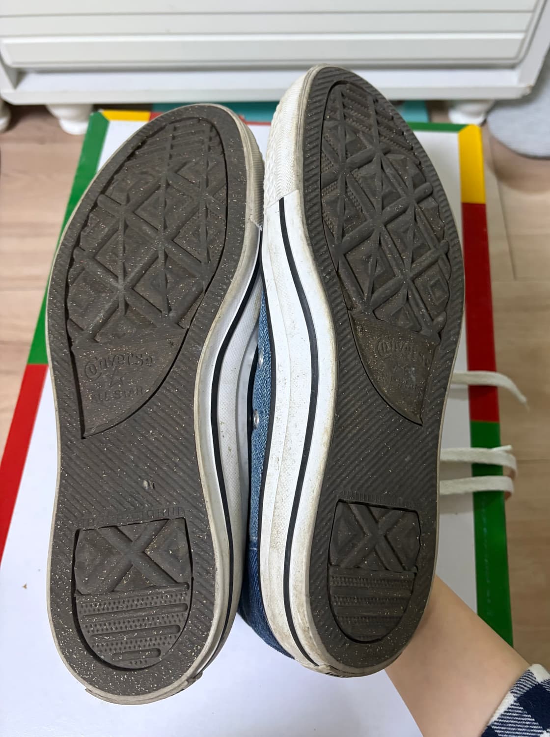 컨버스 리뉴 척테일러 올스타 데님 패치워크 하이 상품이미지4