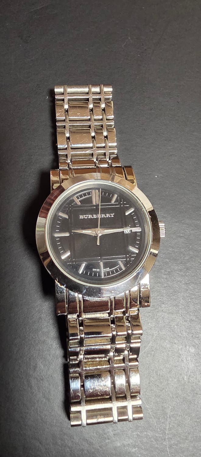 버버리 블랙판 스틸 여성용 시계 BU1365 상품이미지1