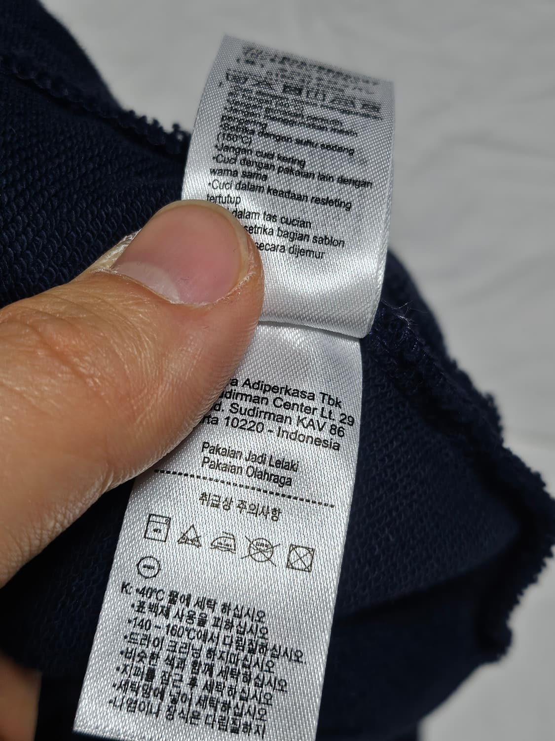 라코스테 후드집업 네이비 XL 상품이미지8