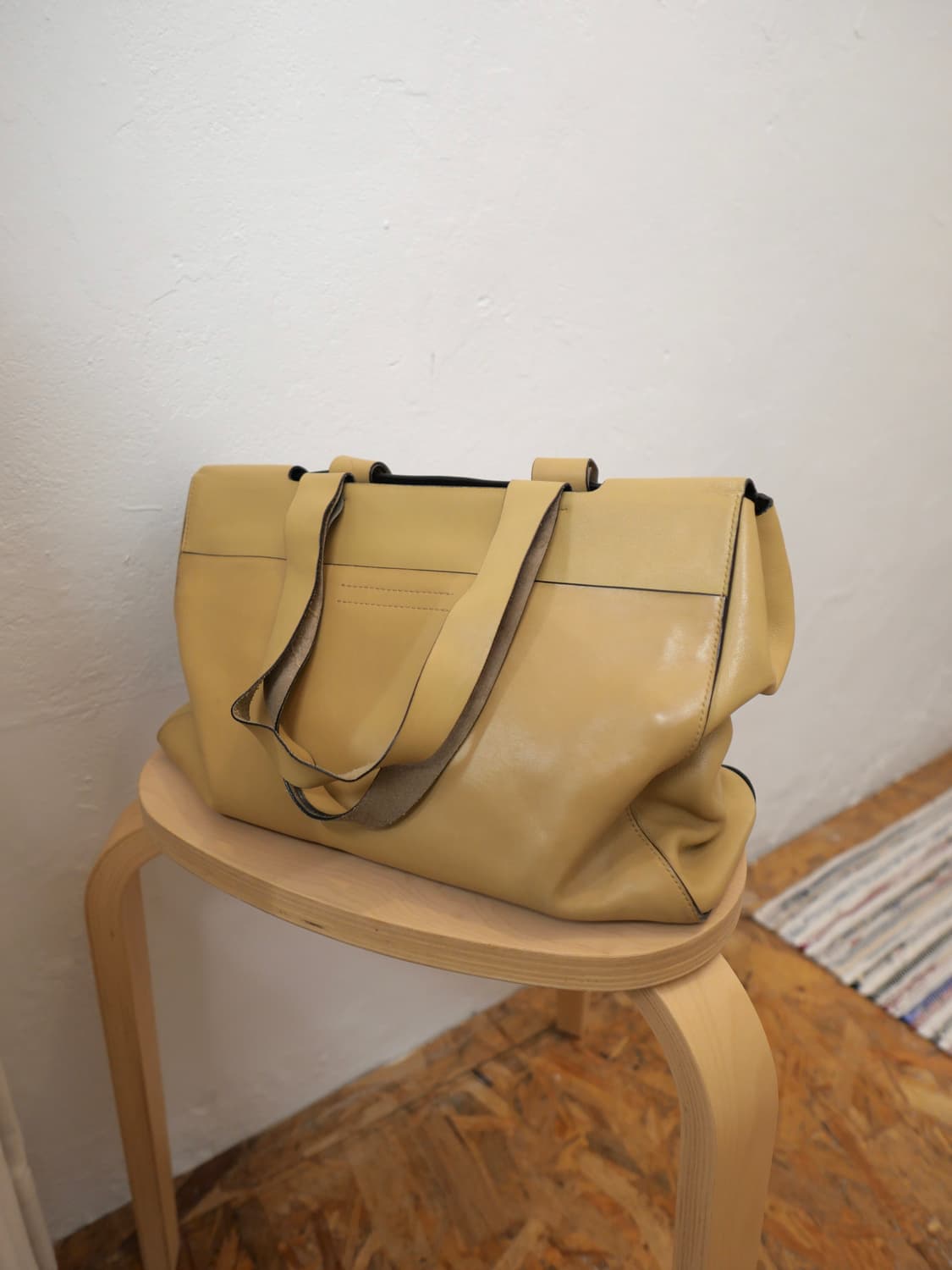 프라다 레더 토트백 상품이미지3