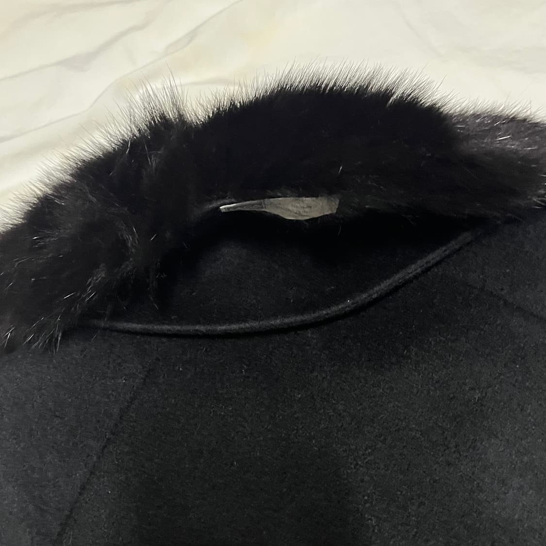 빈티지 ) 퍼 캐시미어 롱코트 상품이미지6