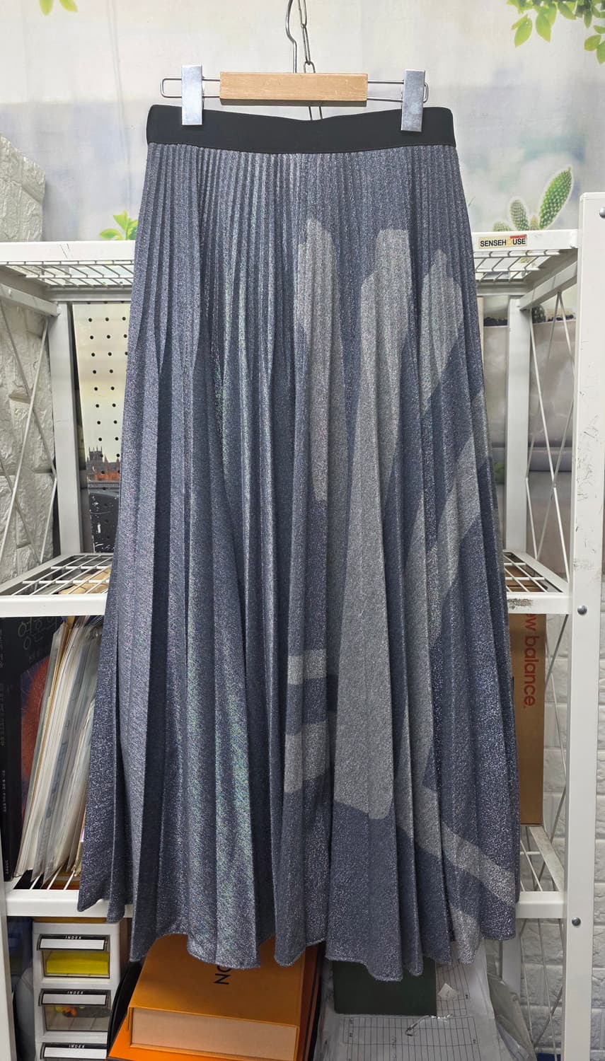 랑방 플리츠 롱스커트 25 펄 주름스커트 WM72 상품이미지2