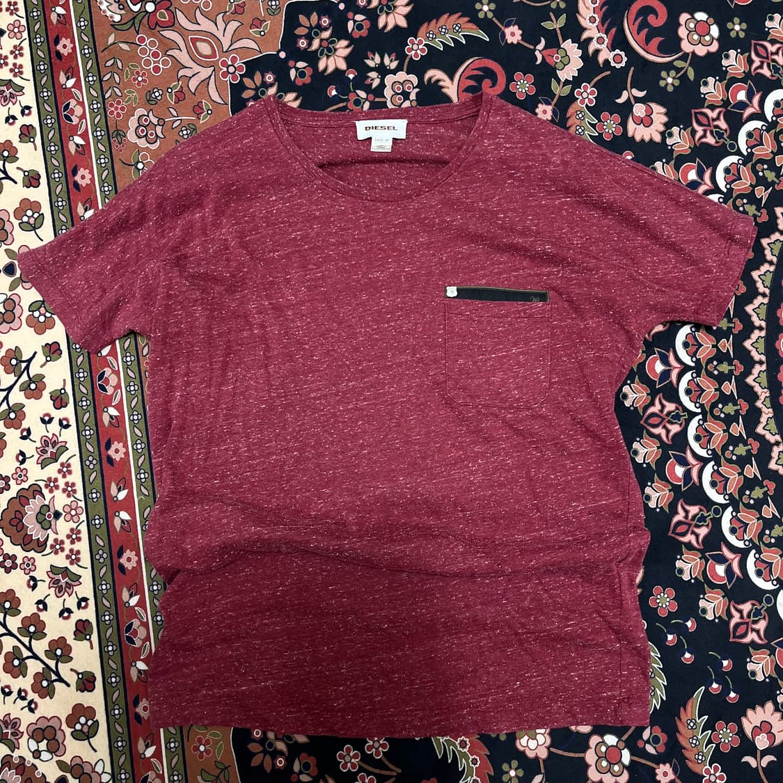 디젤 여성 포켓 반팔티 M/95 상품이미지1