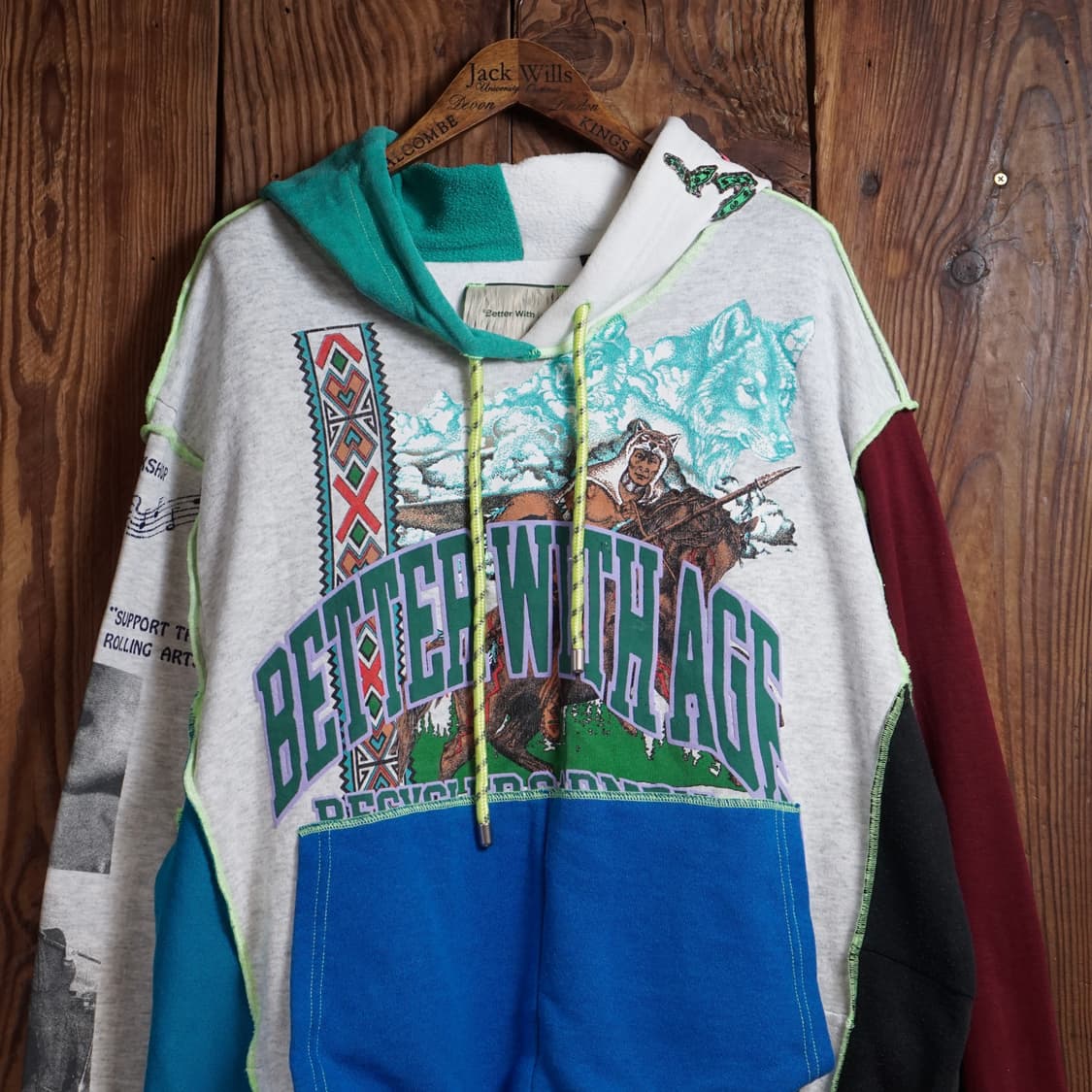 Better With Age 해체주의 원오프피스 후드 상품이미지2