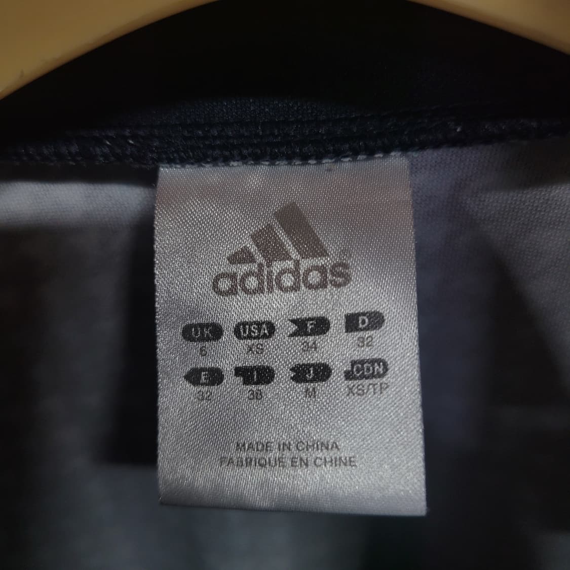 아디다스 네이비 블루 체크 트랙탑 져지 상품이미지6