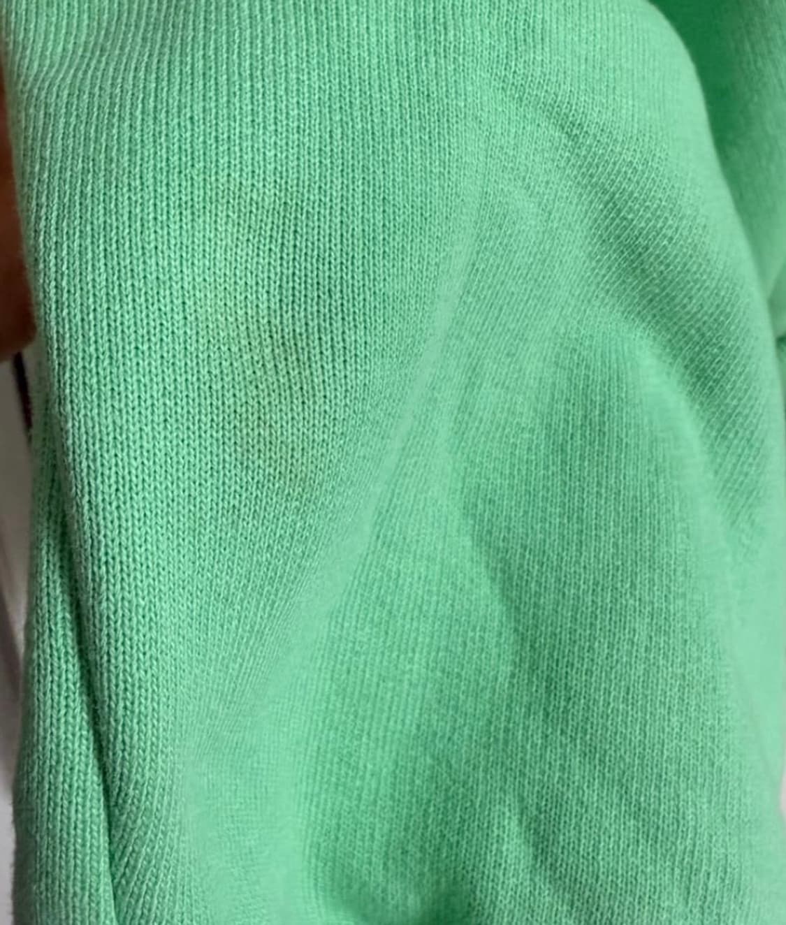 032c glitch hoodie 글리치 후디 후드티 그린 상품이미지3