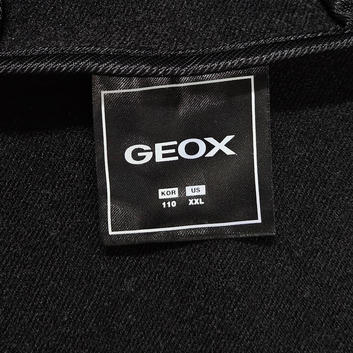 XXL GEOX 제옥스 후드 기능성 바람막이 올블랙 상품이미지5