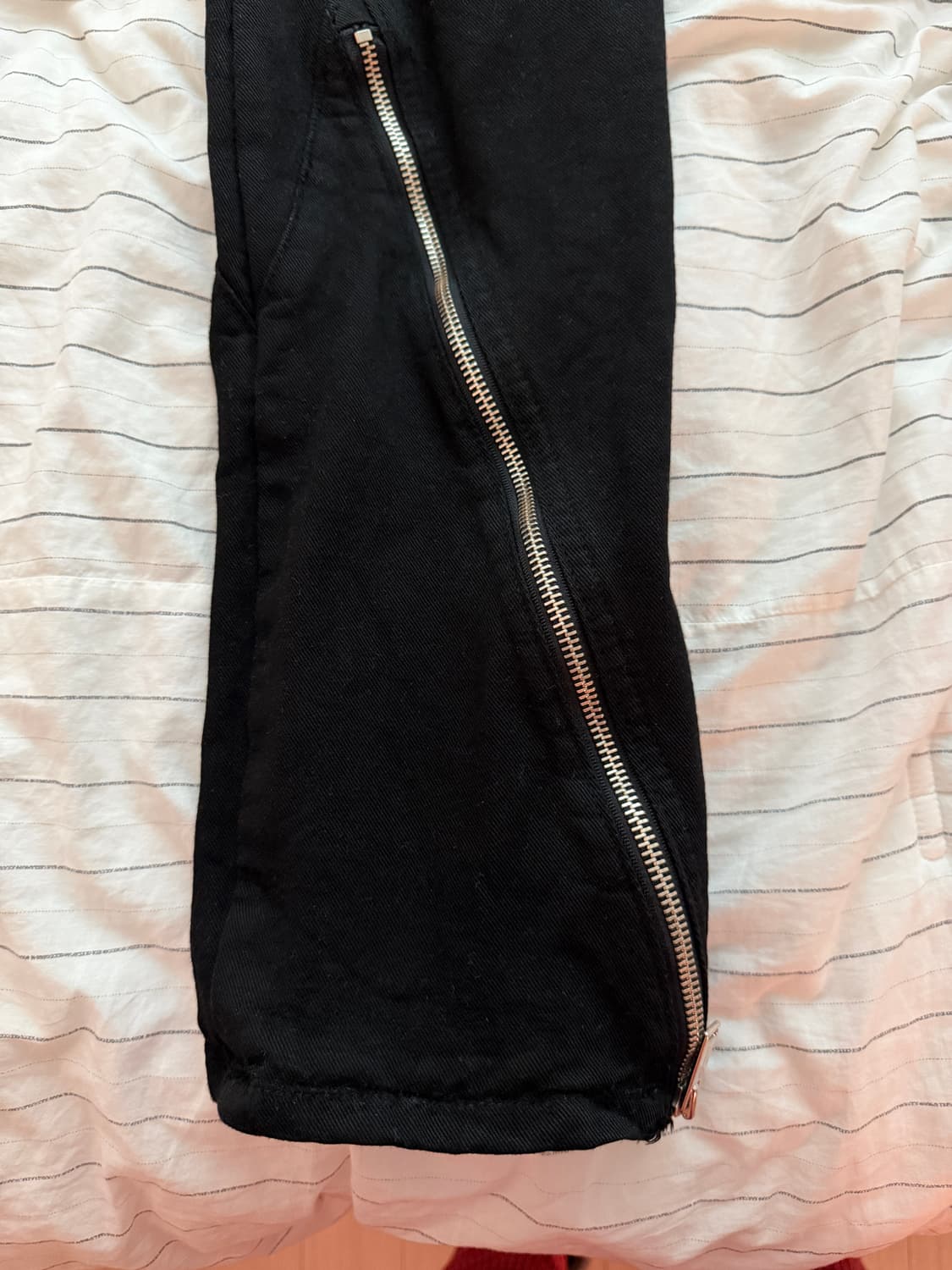 [S] 써저리 백 집 부츠컷 팬츠 BLACK 상품이미지5