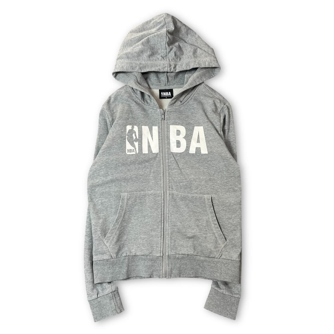 NBA 그레이 로고프린팅 후드집업 S 상품이미지1