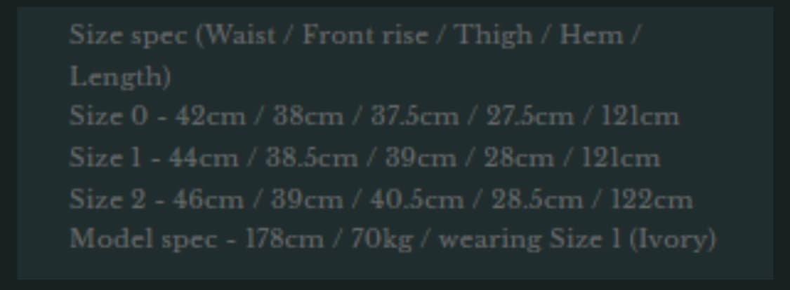 [1] 언더마이카 퓨어 하드스톤 카펜터 아이보리 팬츠 상품이미지6