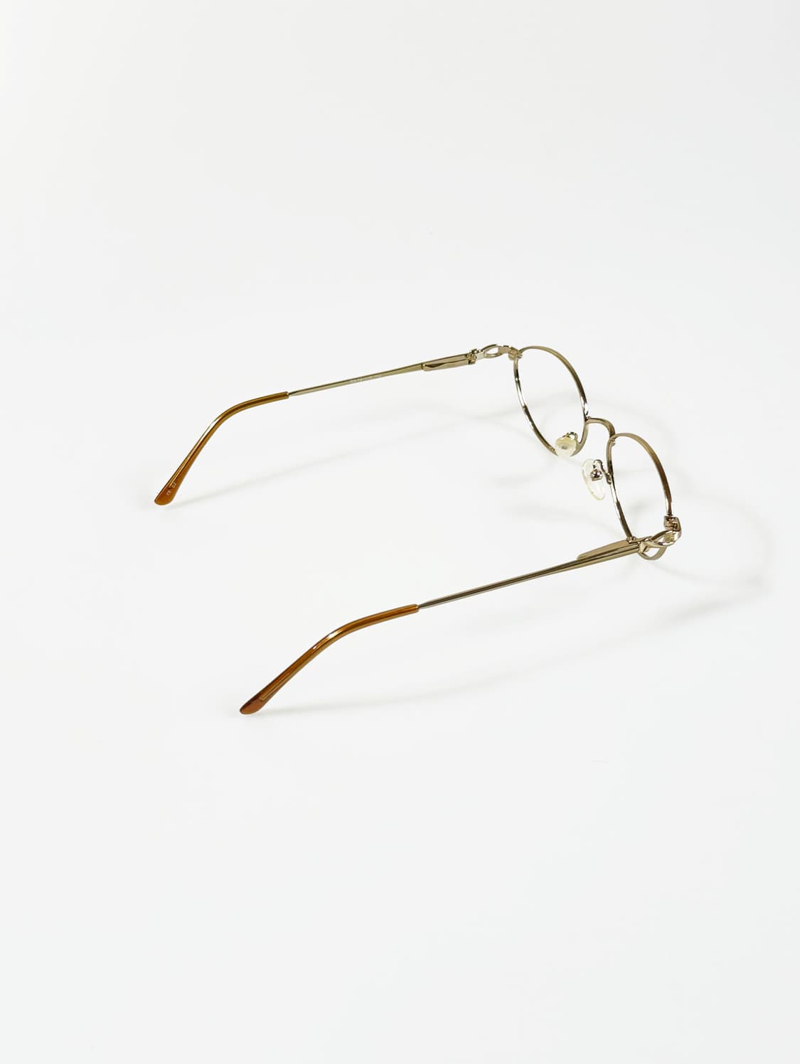 Fundamentals 골드 슬림 오벌 메탈 프레임 빈티지 안경 상품이미지5